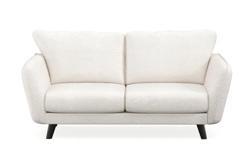 Trend Lyx 2-sits Soffa i Bouclé - Vit - Products - Möbler - Soffa - 2 sits soffa
