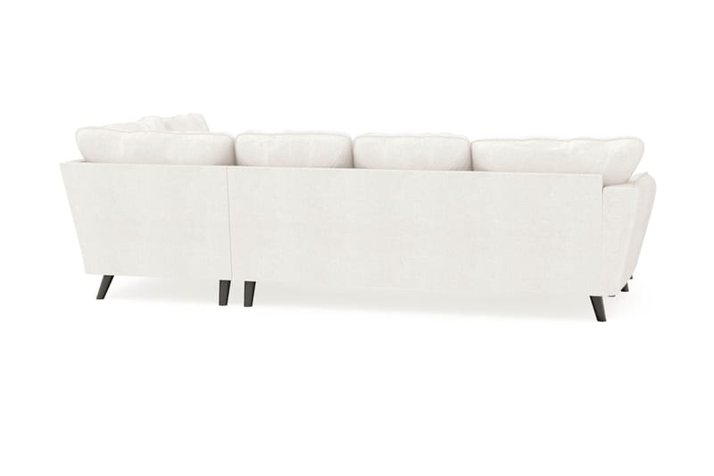 Trend Lyx 4-sits Vänstervänd U-formad Soffa med Divan och Schäslong i Bouclé - Vit - Products - Möbler - Soffa - U-soffa