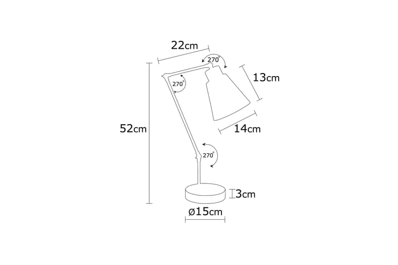 Alby Bordslampa - Svart - Products - Belysning - Lampor & belysning inomhus - Bordslampa