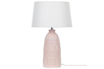 Azzurvi Bordslampa 56 cm E27 - Rosa/Vit - Products - Belysning - Lampor & belysning inomhus - Sovrumslampa - Sänglampa - Sängbordslampa