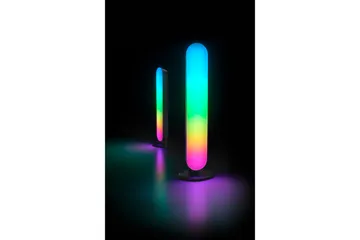 Game LED Bordslampa 2-pack svart RGB - Svart - Products - Belysning - Lampor & belysning inomhus - Sovrumslampa - Sänglampa - Sängbordslampa