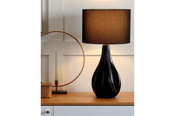 Sardinien Bordslampa 60 cm E27 - Svart - Products - Belysning - Lampor & belysning inomhus - Sovrumslampa - Sänglampa - Sängbordslampa