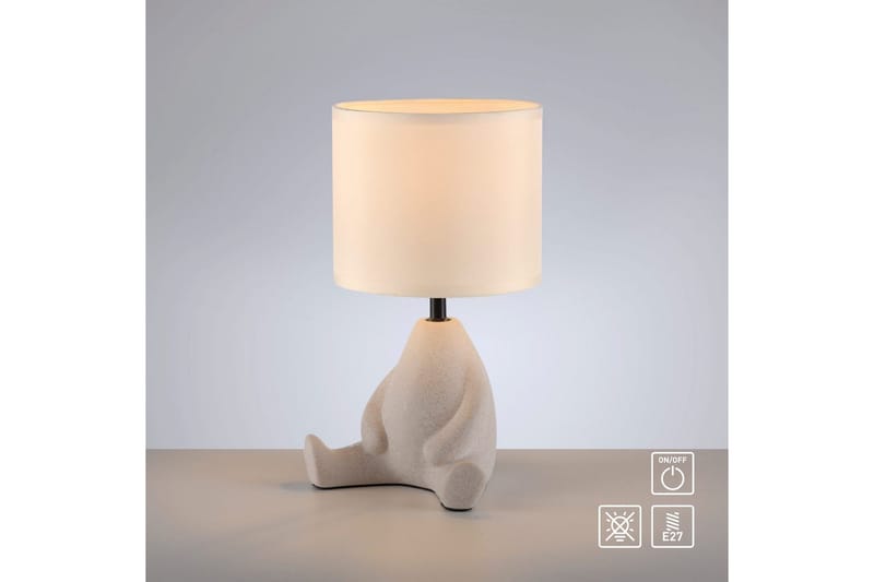Ted Just Light Bordslampa - Beige - Products - Belysning - Lampor & belysning inomhus - Sovrumslampa - Sänglampa - Sängbordslampa