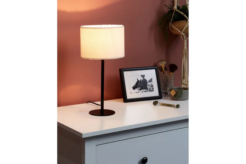 Vinkea Bordslampa 40 cm E27 - Svart/Vit - Products - Belysning - Lampor & belysning inomhus - Sovrumslampa - Sänglampa - Sängbordslampa