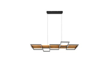 Harper LED Taklampa mattsvart/ trä - Trä - Products - Belysning - Lampor & belysning inomhus - Taklampa & takbelysning - Kökslampa & taklampa kök