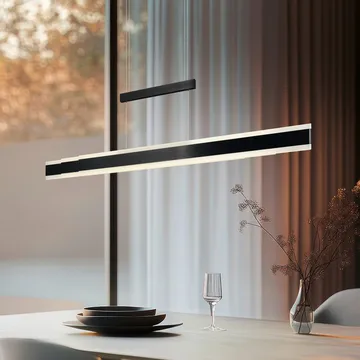 Pendel TRIO Arcola - 150 cm, Mattsvart - Products - Belysning - Lampor & belysning inomhus - Taklampa & takbelysning - Kökslampa & taklampa kök