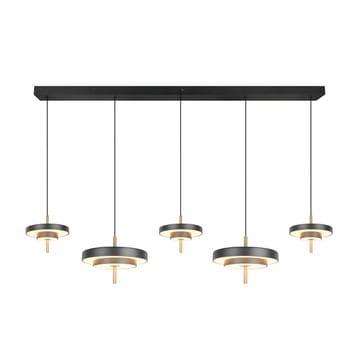 Pendel TRIO Keaton - 5 lampor, Mattsvart/Mässing - Products - Belysning - Lampor & belysning inomhus - Taklampa & takbelysning - Kökslampa & taklampa kök