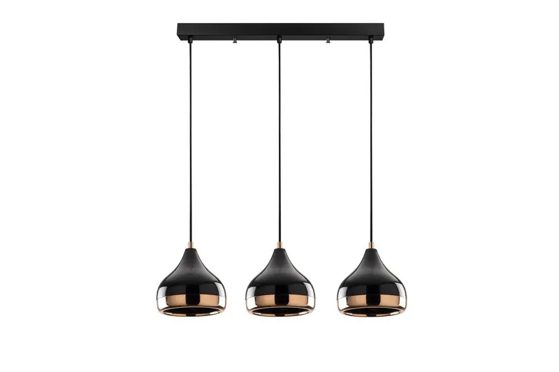 Taklampa Sood Koppar / Svart, Koppar / Svart