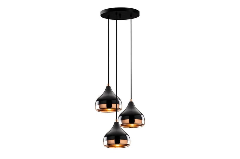 Taklampa Sood Koppar / Svart - Koppar / Svart - Products - Belysning - Lampor & belysning inomhus - Taklampa & takbelysning - Pendellampa & hänglampa