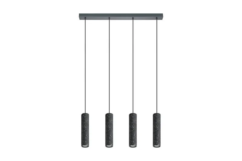 Takpendel Eglo Mentalona Antracit Terrazzo med 4 Lampor