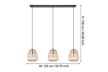 Takpendel Eglo Montezuelo Trä med 3 Lampor - Products - Belysning - Lampor & belysning inomhus - Taklampa & takbelysning - Pendellampa & hänglampa