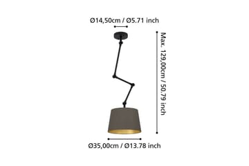 Takpendel Eglo Pistunio Cappuccino/Mässing/Svart - Cappuccino/Mässing/Svart - Products - Belysning - Lampor & belysning inomhus - Taklampa & takbelysning - Pendellampa & hänglampa