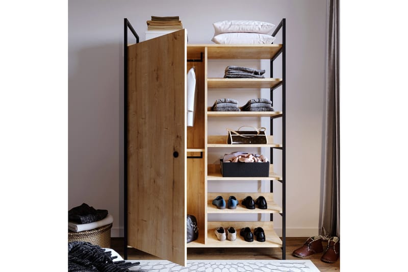 Amerbach Garderob 100x40 cm - Natur - Products - Förvaring - Garderober & garderobssystem
