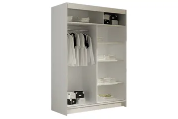 Estella Garderob Skjutdörrar Delad Spegel - Ljus Ek - Products - Förvaring - Garderober & garderobssystem