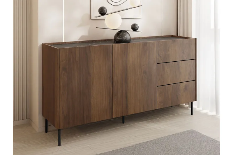 Akihito Byrå 160 cm - Brun - Products - Förvaring - Förvaringsmöbler - Byrå