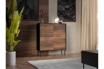 Belonger Byrå 102 cm - Svart/Valnöt - Products - Förvaring - Förvaringsmöbler - Byrå