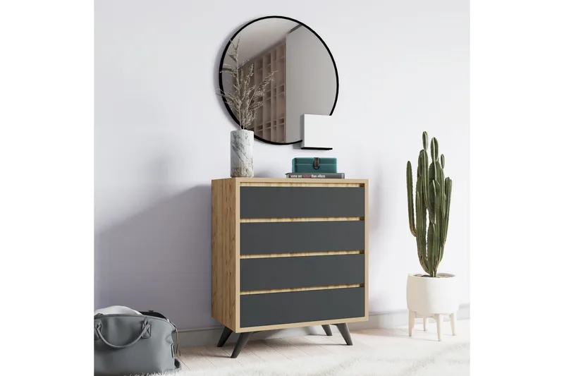 Desgrar Byrå 70x86 cm - Brun - Products - Förvaring - Förvaringsmöbler - Byrå - Hallbyrå