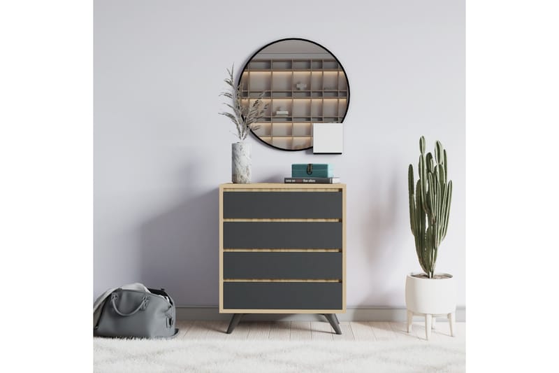 Desgrar Byrå 70x86 cm - Brun - Products - Förvaring - Förvaringsmöbler - Byrå - Hallbyrå