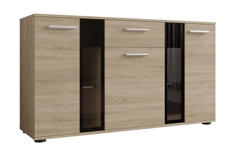 Salsa Byrå 140x40x80 cm, Beige/Grå