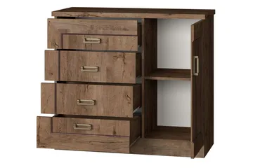 Tadeusz Byrå 100x44x90 cm - Brun - Products - Förvaring - Förvaringsmöbler - Byrå - Hallbyrå