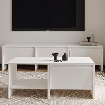 Crala Vardagsrumsmöbelset 160x40x35 cm - Vit - Products - Förvaring - Förvaringsmöbler - Möbelset för vardagsrum