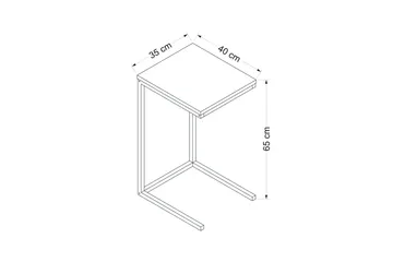 Davin Skänk 35 cm - Valnöt - Products - Möbler - Bord & matgrupp - Avlastningsbord & sidobord - Lampbord & sidobord