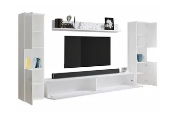 Galbally Möbelset För Vardagsrum - Vit - Products - Förvaring - Förvaringsmöbler - Möbelset för vardagsrum