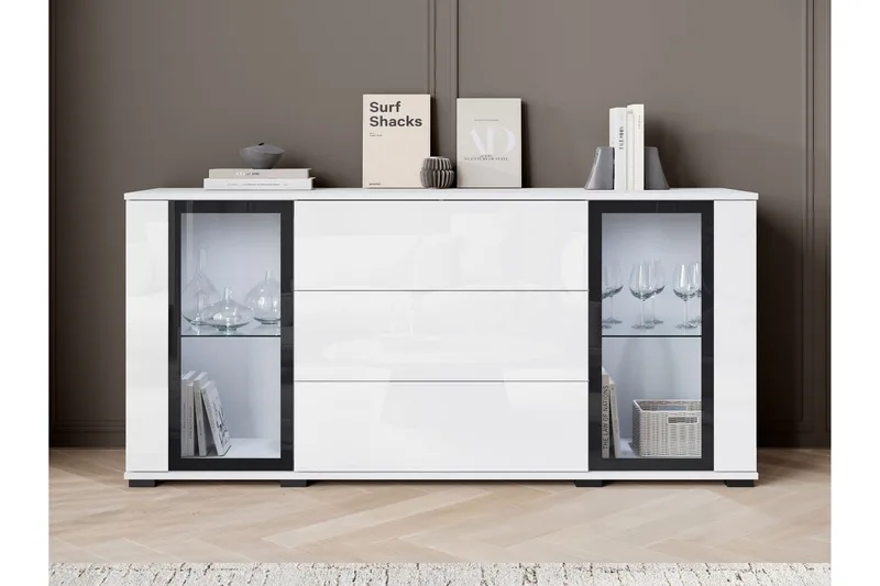 Gamal Skänk 150x40 cm - Brun - Products - Förvaring - Förvaringsmöbler - Sideboard & skänk