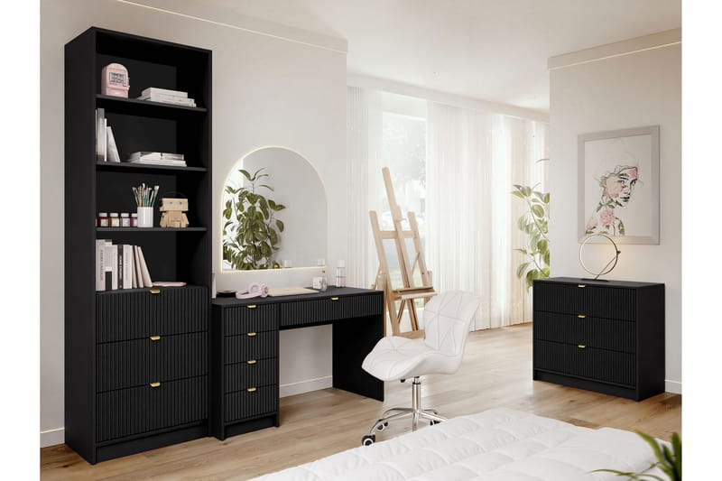 Gudelia Möbelset För Vardagsrum - Svart - Products - Förvaring - Förvaringsmöbler - Möbelset för vardagsrum