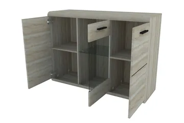 Link Vardagsrumsset - Beige|Grå - Products - Förvaring - Förvaringsmöbler - Möbelset för vardagsrum