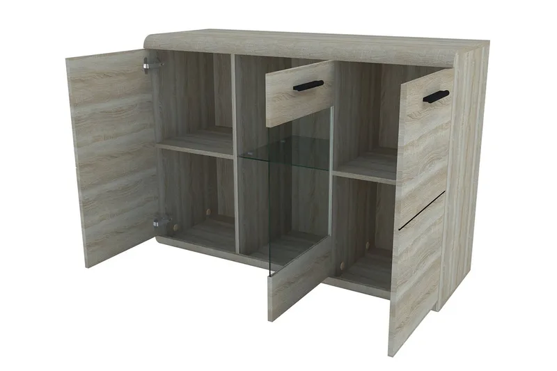 Link Vardagsrumsset - Beige|Grå - Products - Förvaring - Förvaringsmöbler - Möbelset för vardagsrum