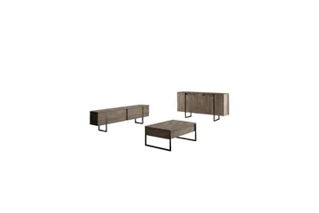Luxe Konsollbord 160 cm - Brun/Svart - Products - Förvaring - Förvaringsmöbler - Sideboard & skänk