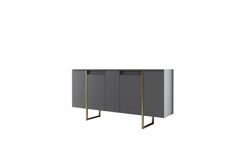 Luxe Konsollbord 160 cm - Grå/Guld - Products - Förvaring - Förvaringsmöbler - Sideboard & skänk
