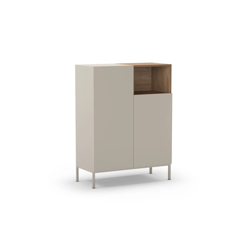 Morlen Sideboard 90x120x41,8 cm - Santstone och naturlig ek - Products - Förvaring - Förvaringsmöbler - Sideboard & skänk