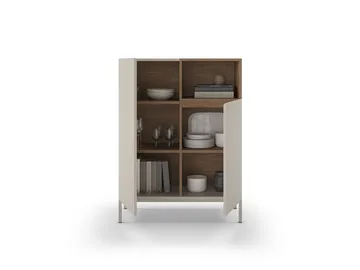Morlen Sideboard 90x120x41,8 cm - Santstone och naturlig ek - Products - Förvaring - Förvaringsmöbler - Sideboard & skänk
