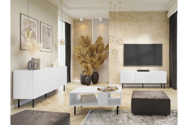 Munkedal Möbelset För Vardagsrum - Vit - Products - Förvaring - Förvaringsmöbler - Möbelset för vardagsrum