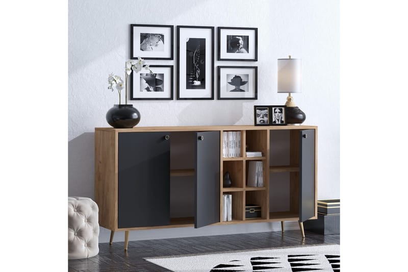 Sideboard 40x140 cm - Natur/Antracit - Products - Förvaring - Förvaringsmöbler - Sideboard & skänk