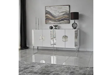 Stedum Konsollbord 180 cm - Vit/Silver - Products - Förvaring - Förvaringsmöbler - Sideboard & skänk