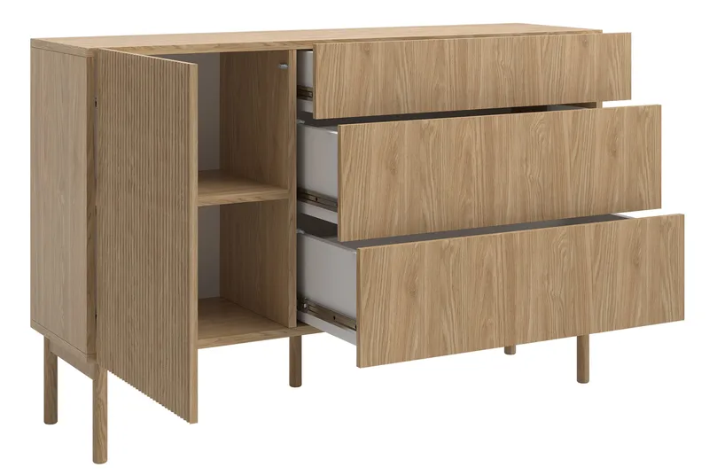 Takayo Byrå 140 cm - Ek - Products - Förvaring - Förvaringsmöbler - Byrå