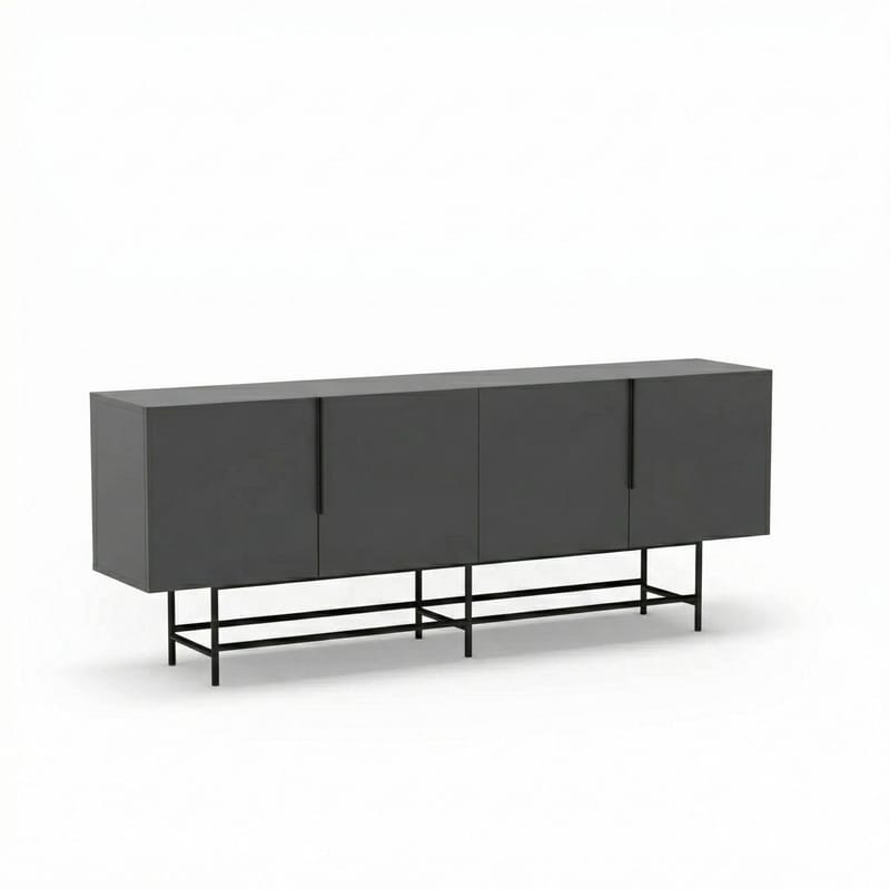 Truvia Konsol 200x77,9x40 cm - Antracit och svart - Products - Förvaring - Förvaringsmöbler - Sideboard & skänk