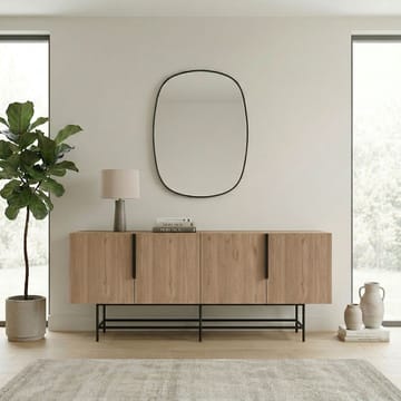 Truvia Konsol 200x77,9x40 cm - Natural Oak och svart - Products - Förvaring - Förvaringsmöbler - Sideboard & skänk