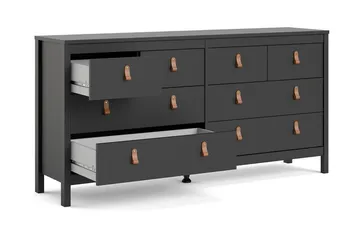 Vallvidera Byrå 38x159 cm - Svart - Products - Förvaring - Förvaringsmöbler - Byrå