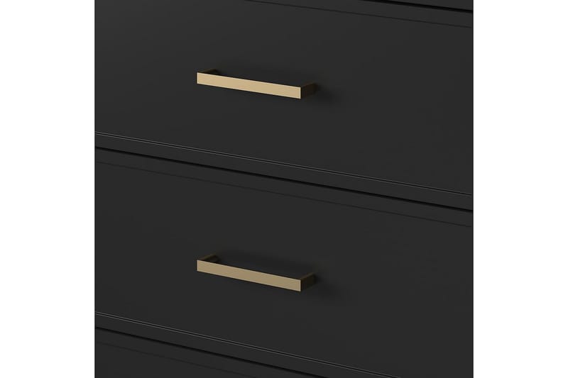 Westerleigh Byrå 144x41 cm Svart/Guld - CosmoLiving - Products - Förvaring - Förvaringsmöbler - Byrå