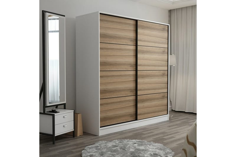 Fruitland Garderob 180 cm - Brun - Products - Förvaring - Garderober & garderobssystem - Garderobsskåp