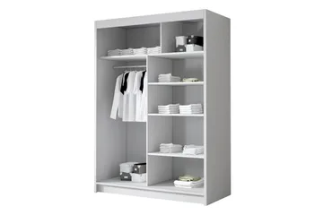 Lungos Garderob 120x200 cm - Beige - Products - Förvaring - Garderober & garderobssystem - Garderobsskåp