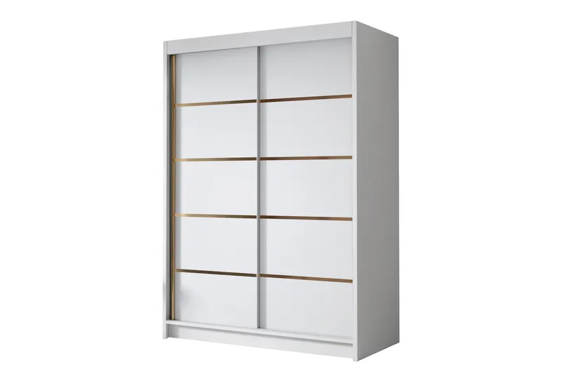 Lungos Garderob 120x200 cm, Vit