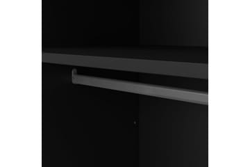 Vallvidera Garderob 150x199 cm - Svart - Products - Förvaring - Garderober & garderobssystem - Garderobsskåp