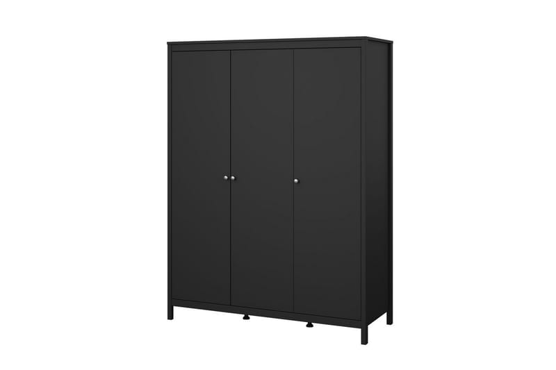 Vallvidera Garderob 150x199 cm - Svart - Products - Förvaring - Garderober & garderobssystem - Garderobsskåp