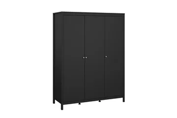 Vallvidera Garderob 150x199 cm - Svart - Products - Förvaring - Garderober & garderobssystem - Garderobsskåp
