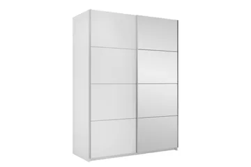 Haparanda Garderob med Spegel 150 cm - Vit - Products - Förvaring - Garderober & garderobssystem